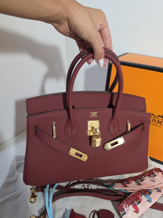 Налична чанта Hermes Birkin Rouge H