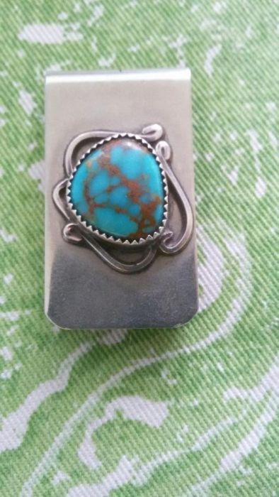 Уникална сребърна щипка за банкноти