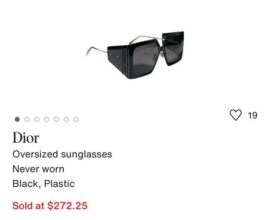 Слънчеви очила Christian Dior