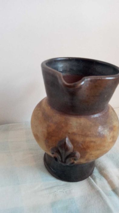 уникат - ръчно изработена винтидж керамична каничка