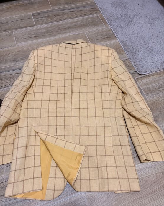 Лен и вълна сако,панталон