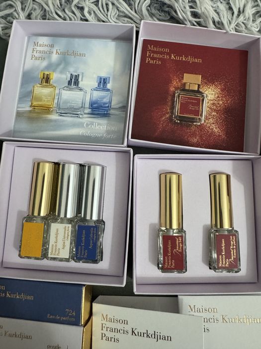 Francis Kurkdjian- miniaturi parfumuri si lumanari