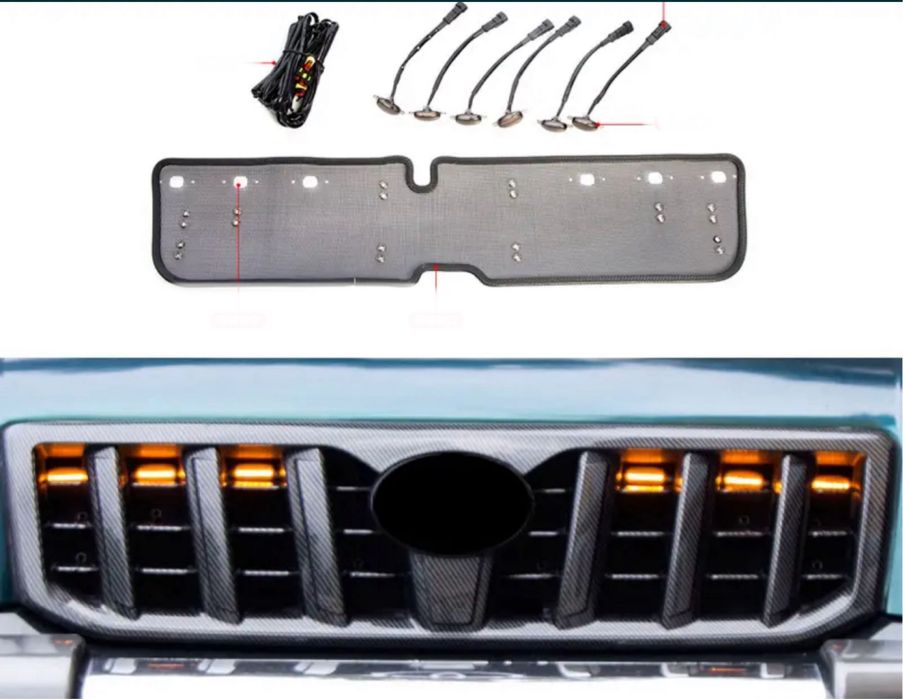 Решетка радиатора Тойота Прадо 120 лэнд крузер