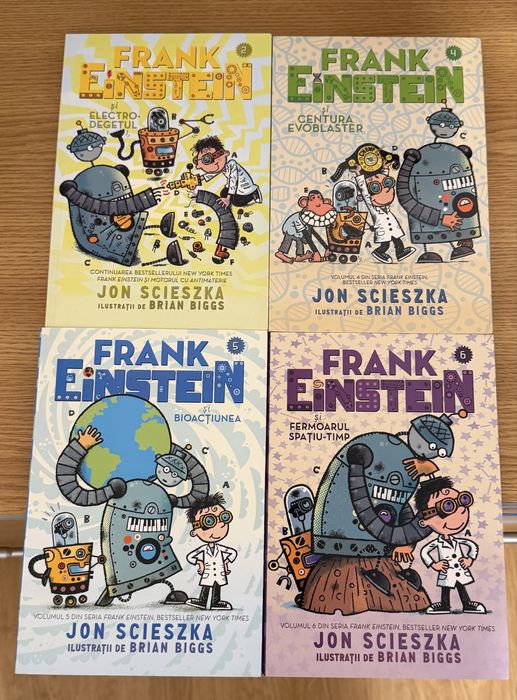 Frank Einstein – Set 4 volume (2, 4, 5, 6)