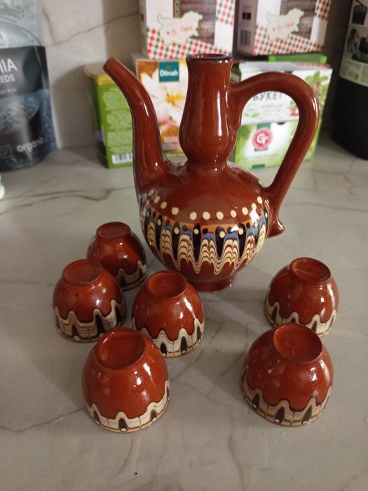 Глинен сервиз 7 части