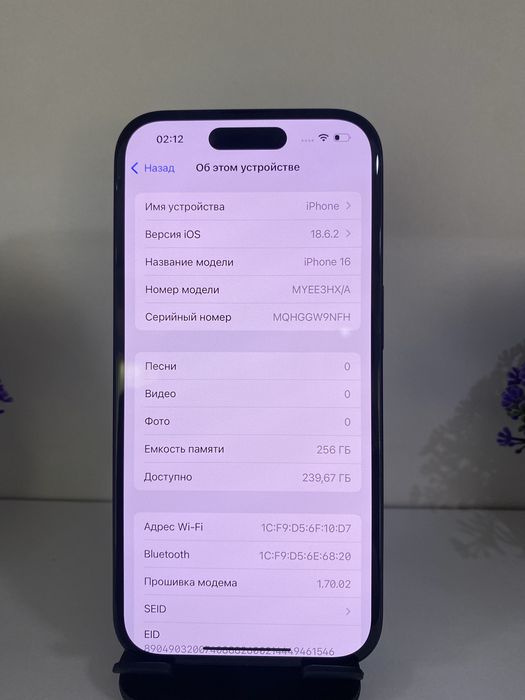iPhone 16 256 GB