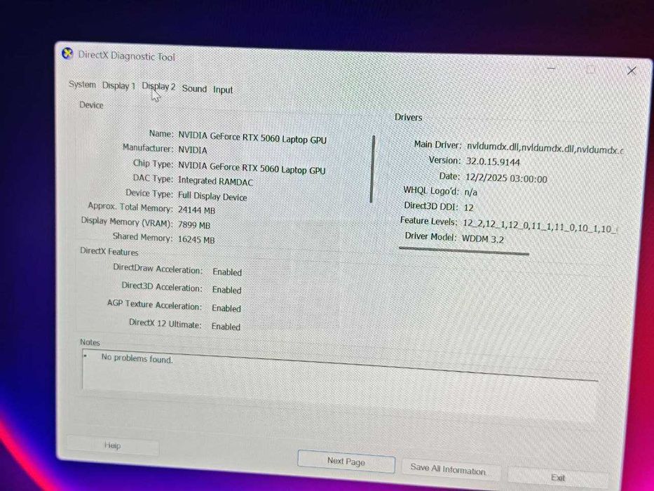 Lenovo Legion Pro 5 16IRX10 i9-14th Gen 32GB Ram 1TB SSD RTX5060 8GB[#125059#]