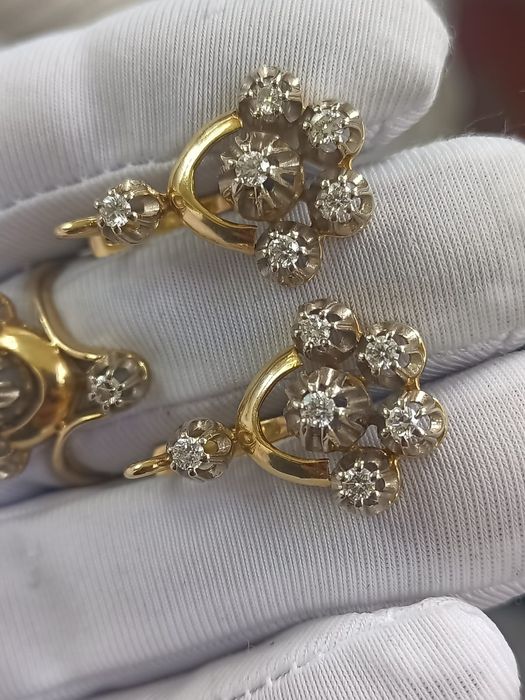 750 проба СССР, Бриллианты