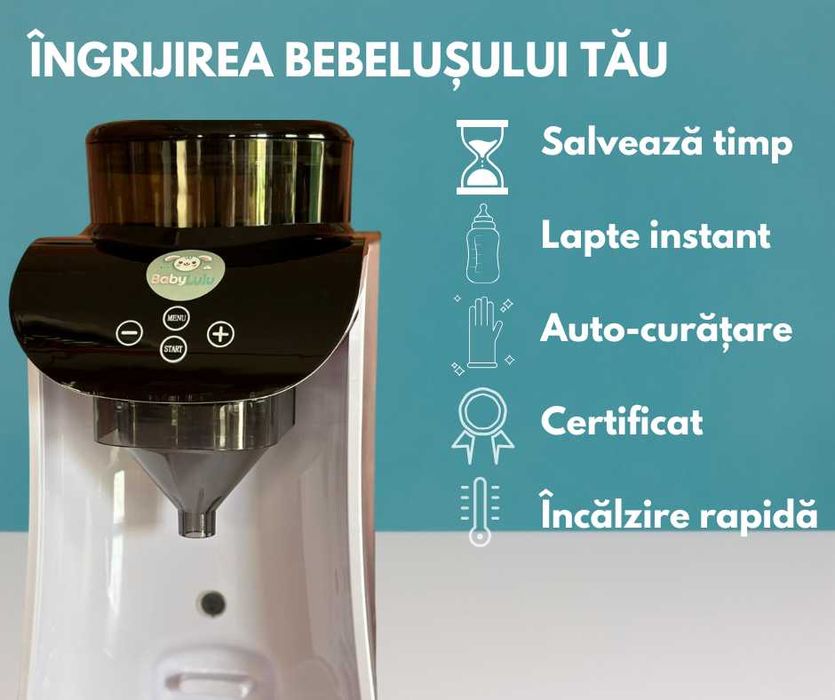 BabyLulu – Espressor Lapte Praf pentru Bebeluși + Cadou!