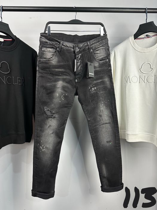 Dsquared мъжки черни дънки 6 модела
