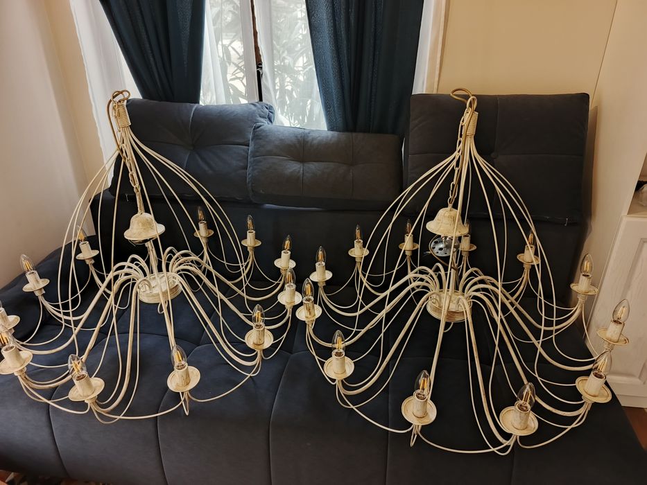 Висящ полилей Ideal Lux Corte SP12 BIANCO ANTICO