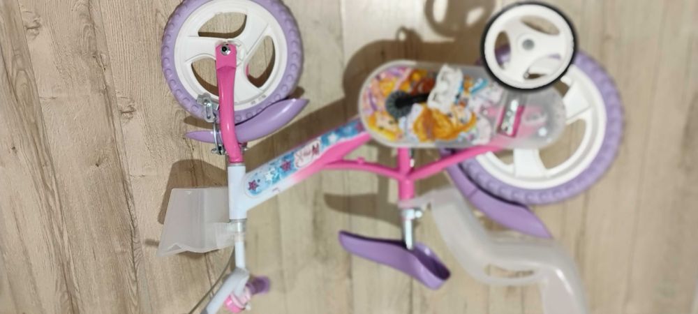 Bicicleta cu roti ajutatoare pentru copii 2-4 ani