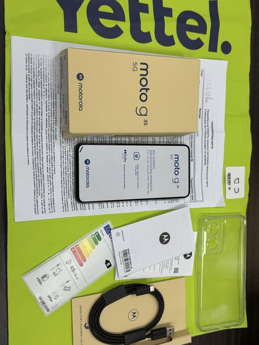 НЕАКТИВИРАН 256GB Motorola g35 5G Yettel Гаранция 2028 Green | Зелен