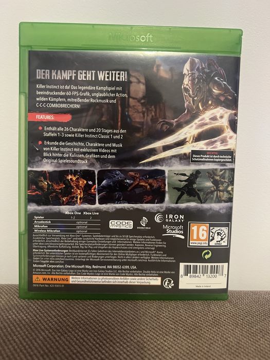 Killer instinct  DEFINITIVE EDITION xbox one/s/x