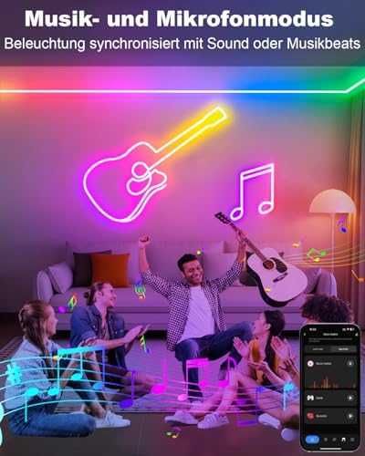 Smart Neon LED лента 10 м RGB IC с Alexa и Google