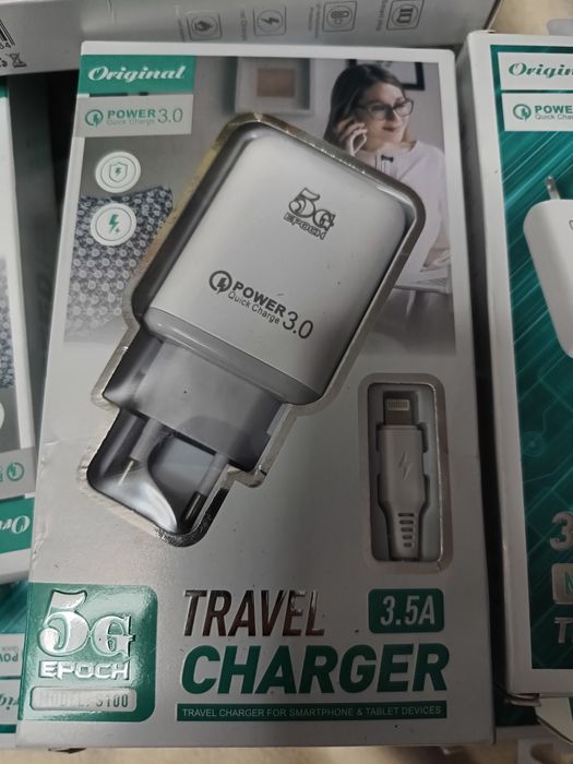 Încărcător rapid 5V. 3,5 A.Transfer fulger Încărcare rapidă Ieșire de