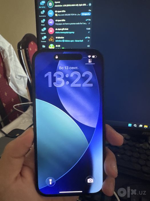 IPHONE 16 / 128 янги!! Отадган жойи бор