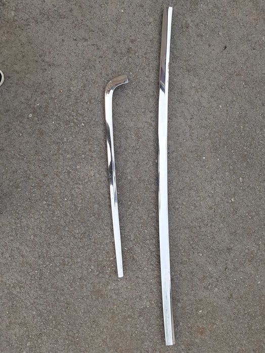 Хром заднего бампера w140 рейсталинг