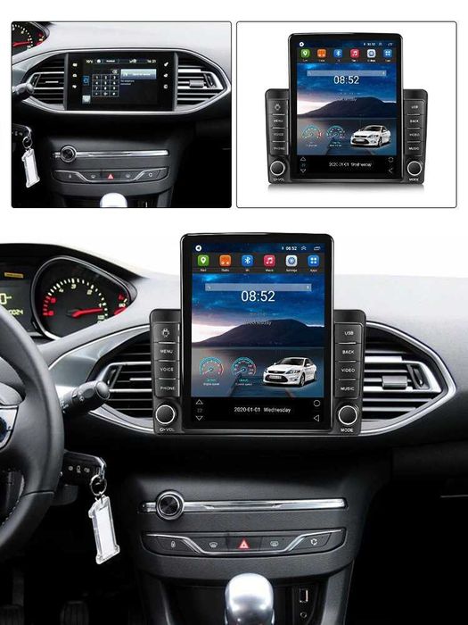 Navigatie Peugeot 308 din 2013 - 2017 Ecran TESLA 9.7 inch 4GB RAM