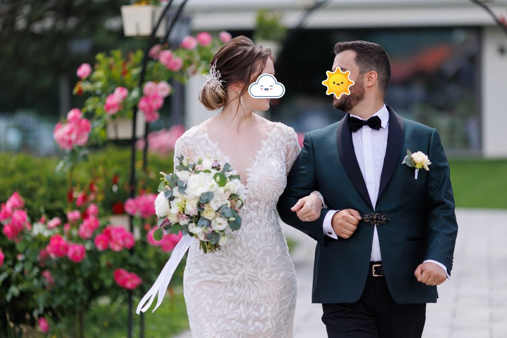 Rochie de mireasa tip sirena - marime 37/38 (voal cadou)