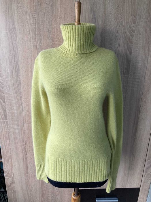 DIVIDED by H&M wool angora дамско поло вълна ангора пуловер 38