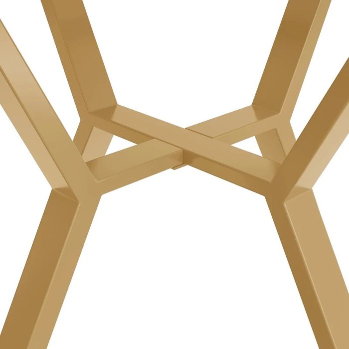 NOU Masă rotundă, alb marmoroptik