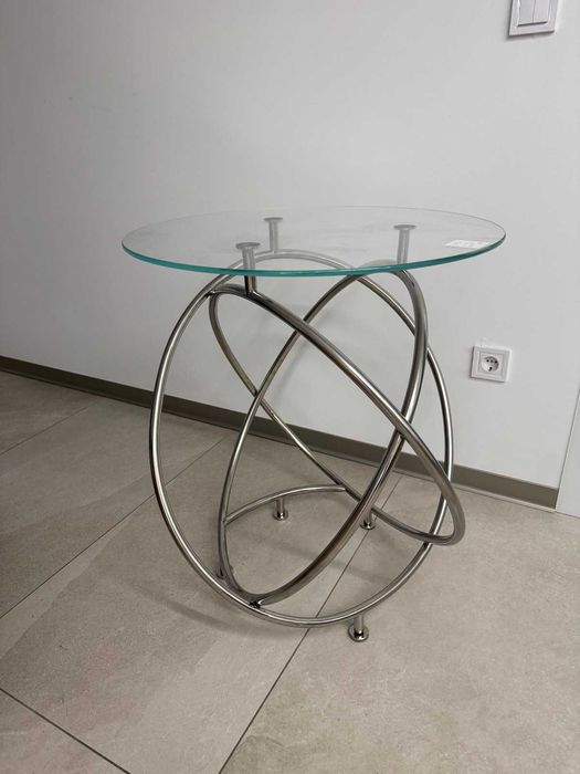 Стъклени кръгли маси