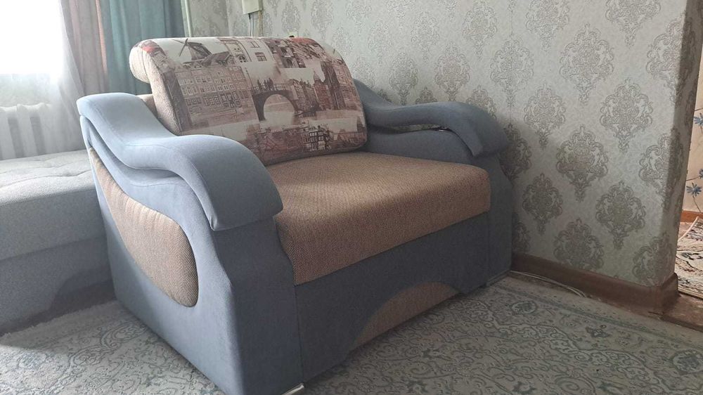 Продам малый диван и кресло