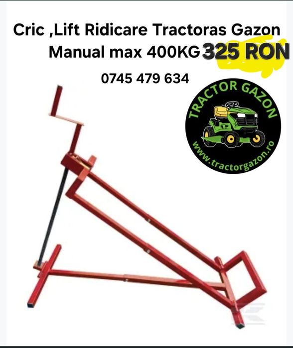 Cric tractoras gazon , atv lift ridicare tractor de tuns iarba
