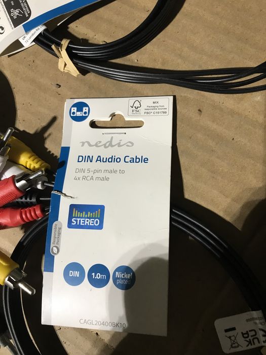 Cablu Audio Nedis Din 5-Pin Tata cu 4RCA Tata