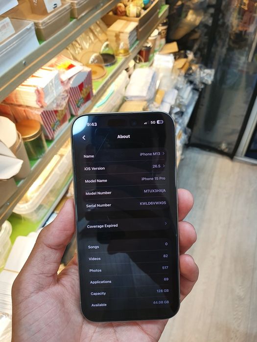 iphone 15 pro 128 GB natural titanum