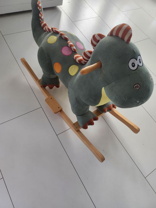 Люлееща се дървена  играчка Milly Mally - Dino