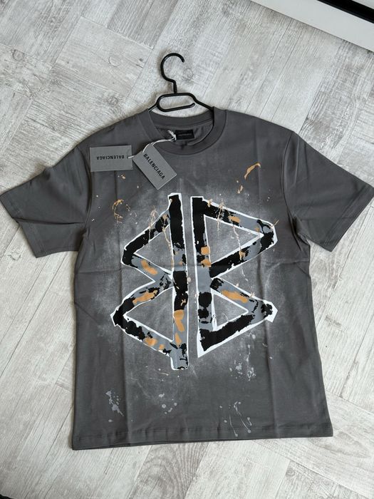 Tricou Balenciaga OFF White vgb