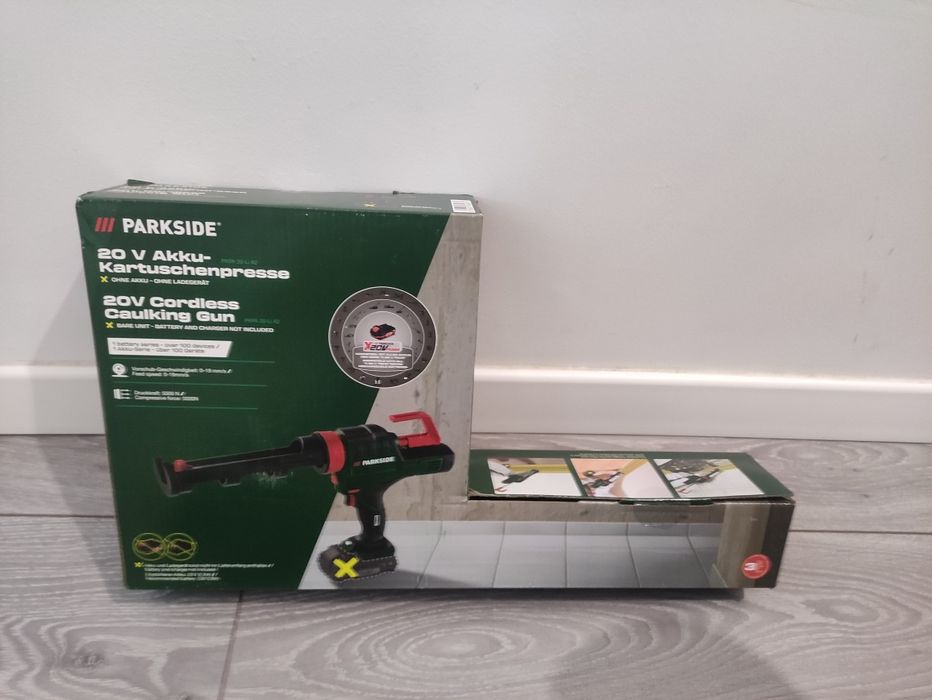 Pistol de silicon Parkside pe acumulator de 20 V