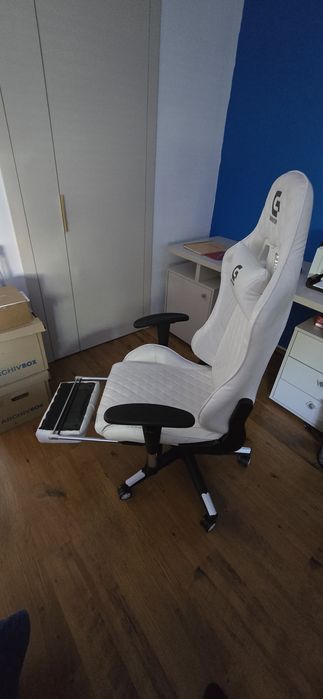 Scaun de Gaming Alb