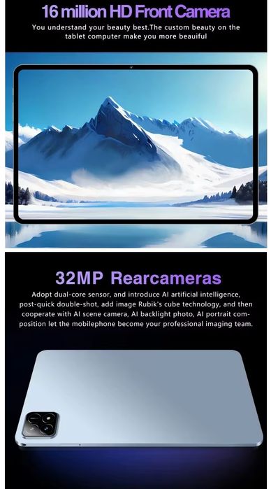 Tablet PC 2025 Pad 7S PRO 5G Wi-Fi 7 22GB + 2TB 20000mAh