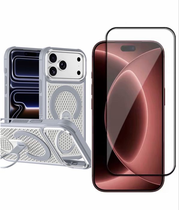 Husa Magsafe TPU Hard + Folie Sticla Iphone 17/17/18 PRO/17/18 PRO MAX/17 AIR