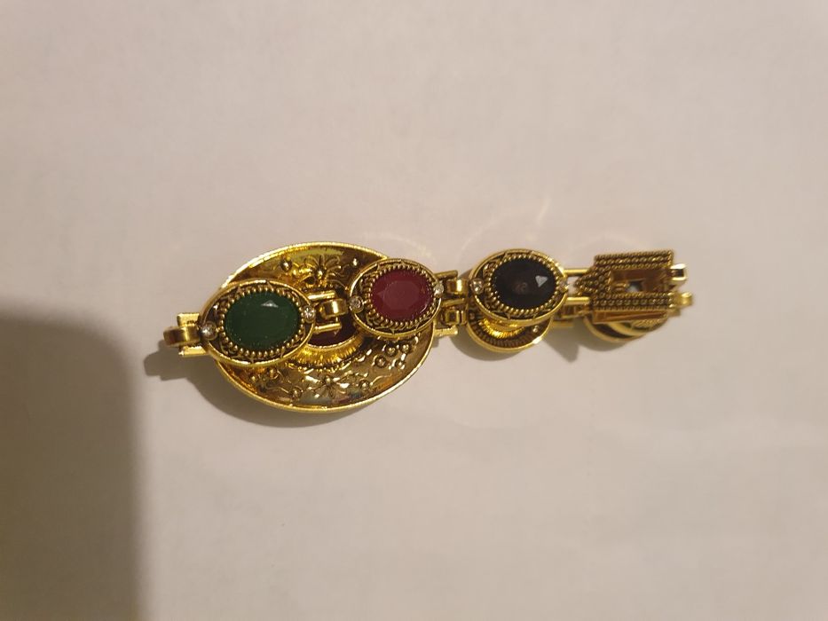 Bratara cu model placata cu Aur