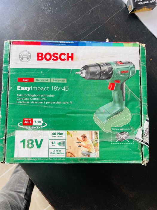 Filetanta cu percuție Bosch EasyImpact 18V-40, fără fir