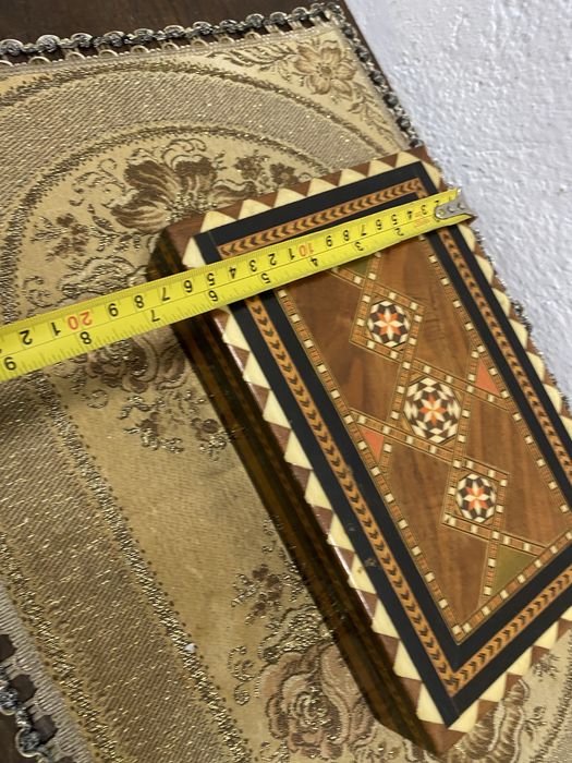 Винтидж кутия за пури и цигари интарзия Италия Sorrento 1950-те