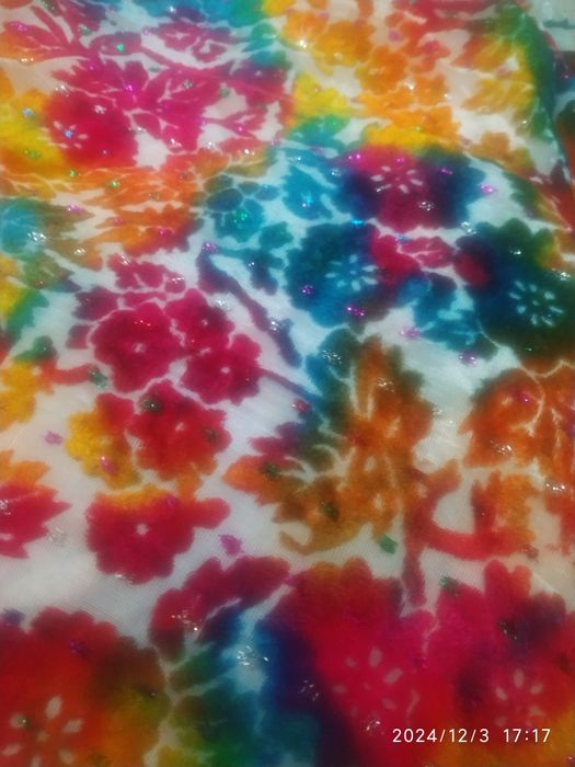 Ткань с блёстками"миллионерша"