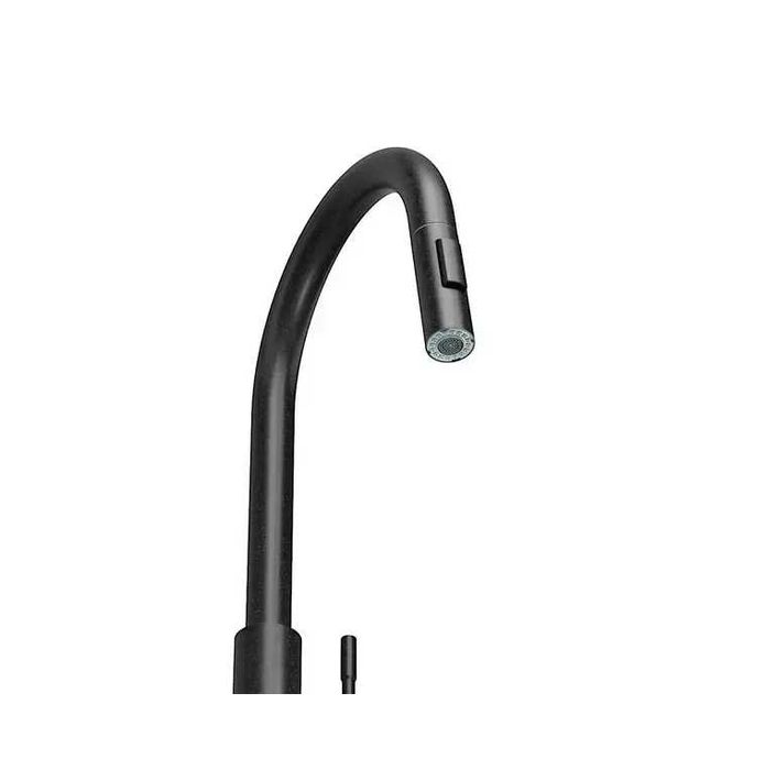 Черен смесител за кухня с издърпваща се глава – Модел 9600 BBM_N72M