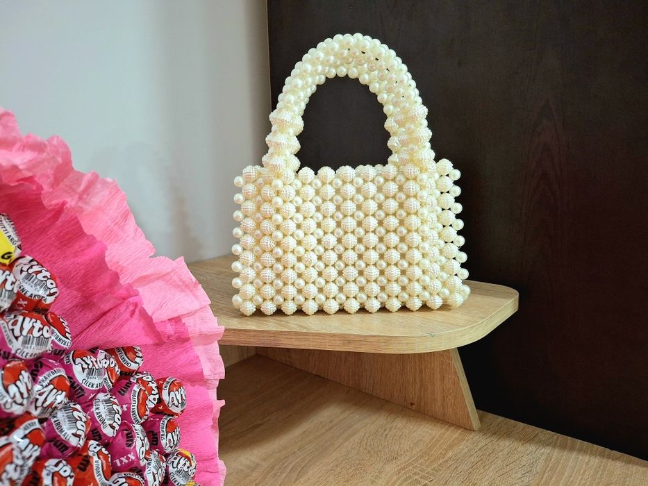 Чанта от перли, ръчна изработка