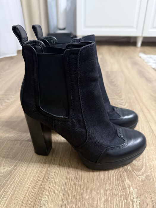 Ghete din piele si material textil G-star