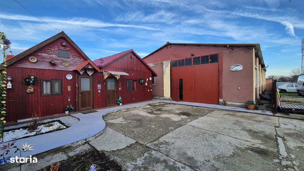 Hala + Vila + Teren 3000 mp in orasul Magurele