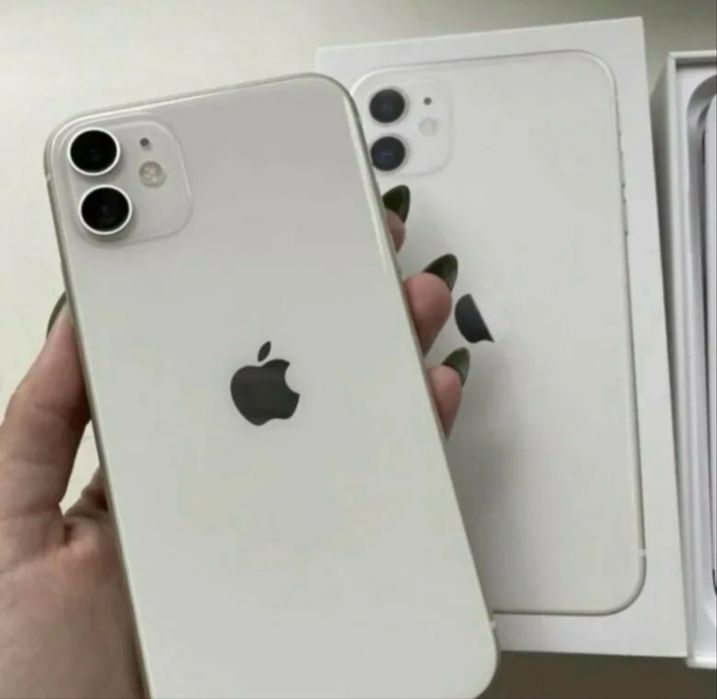 iPhone 11 128GB — идеал күйде, оригинал, жөнделмеген