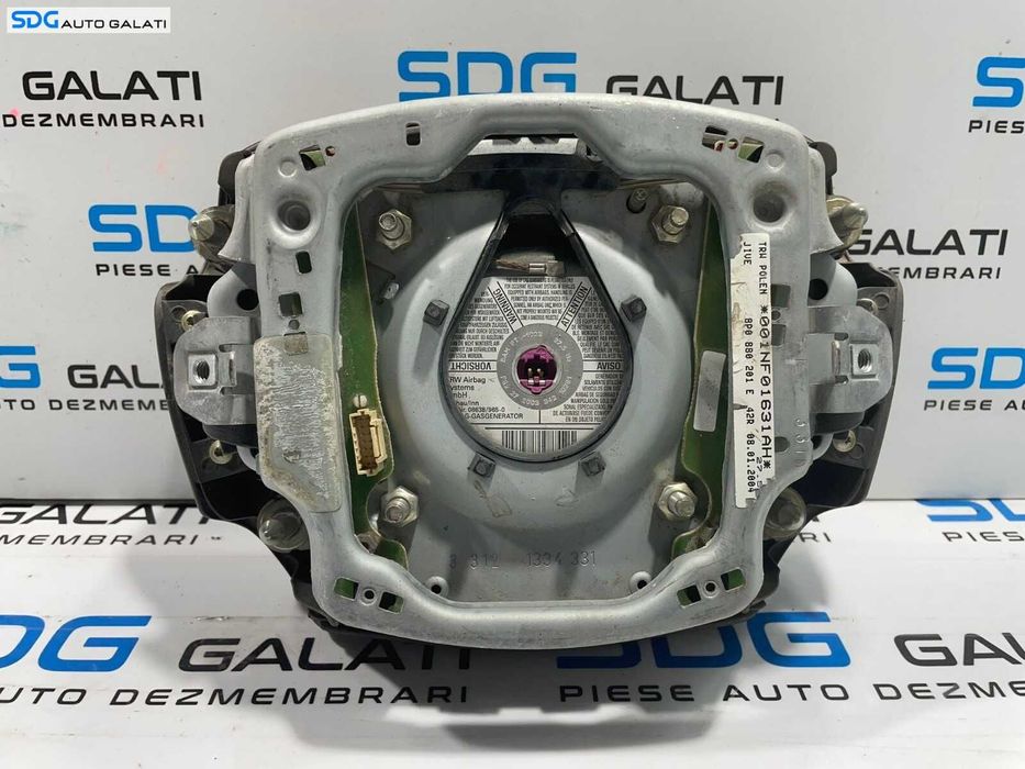 Airbag de pe Volan Crem 4 Spite Modelul cu Comenzi Audi A4 B6 2001 - 2005 [C1771]