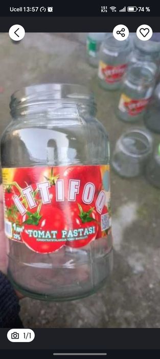 Продам бу банки 1 2 3 литр