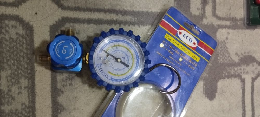 Набор для заправки кондиционеров R22 R410A R134a манометр шланги