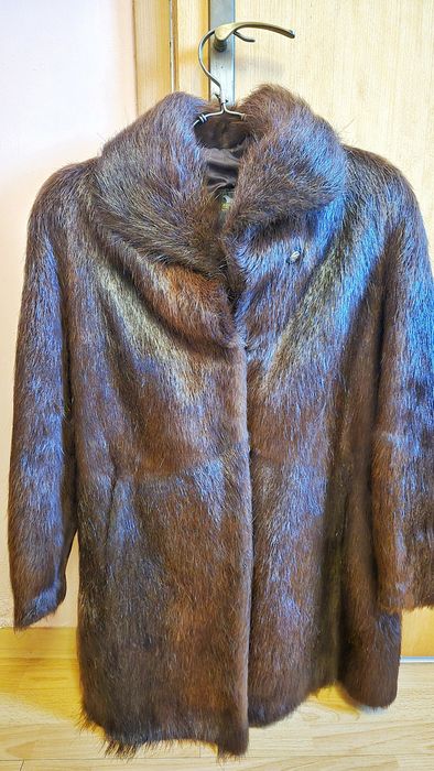 Palton femei, blană eco Tissavel XXL – stare foarte bună